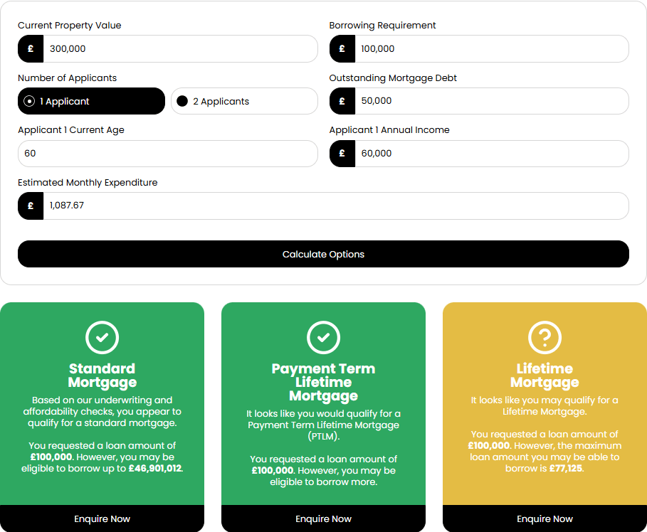 BridgingQuote Results